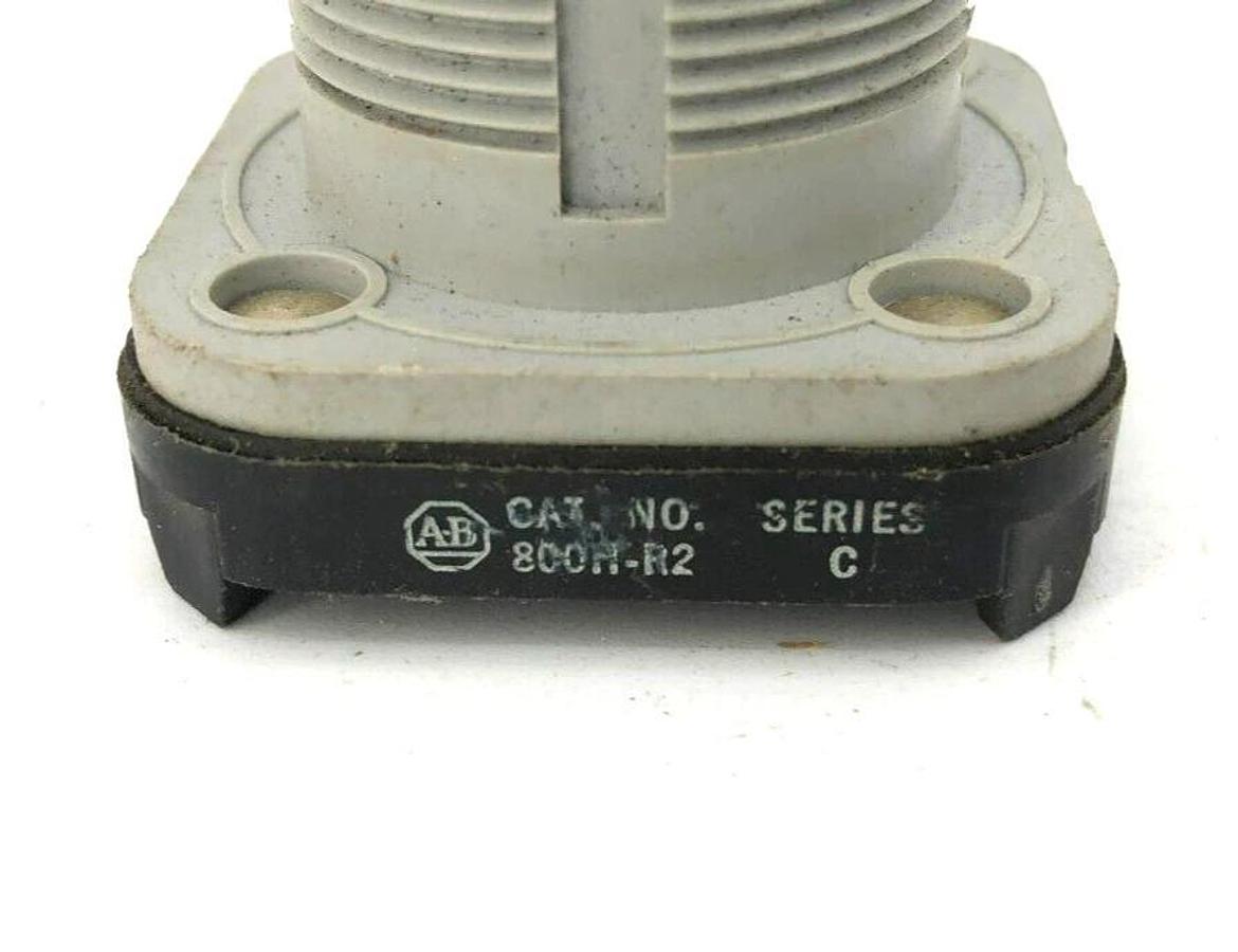 New Allen Bradley 800H-R2 Ser. C Black Pushbutton (No Contact Block)