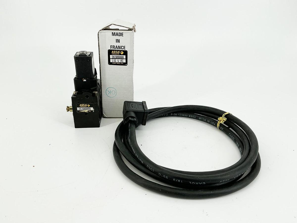 New Asco 26300008 Solenoid Valve 115/120V 50/60Hz - No Box