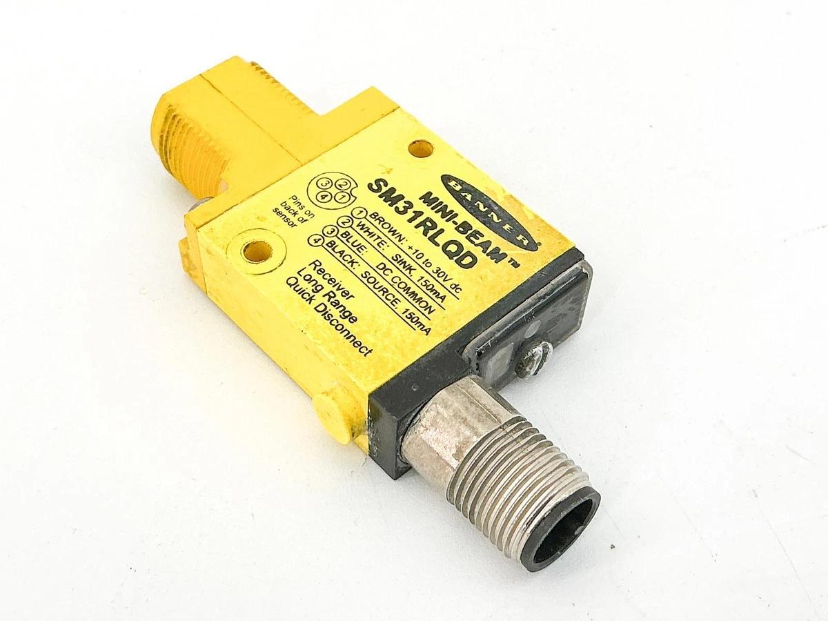 Used Banner Engineering SM31RLQD Photoelectric Sensor 10-30VDC 26951