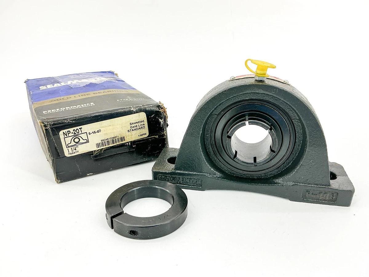 New Emerson Seal Master NP-20T Pillow Block Bearing 1-1/4" 5-15-07