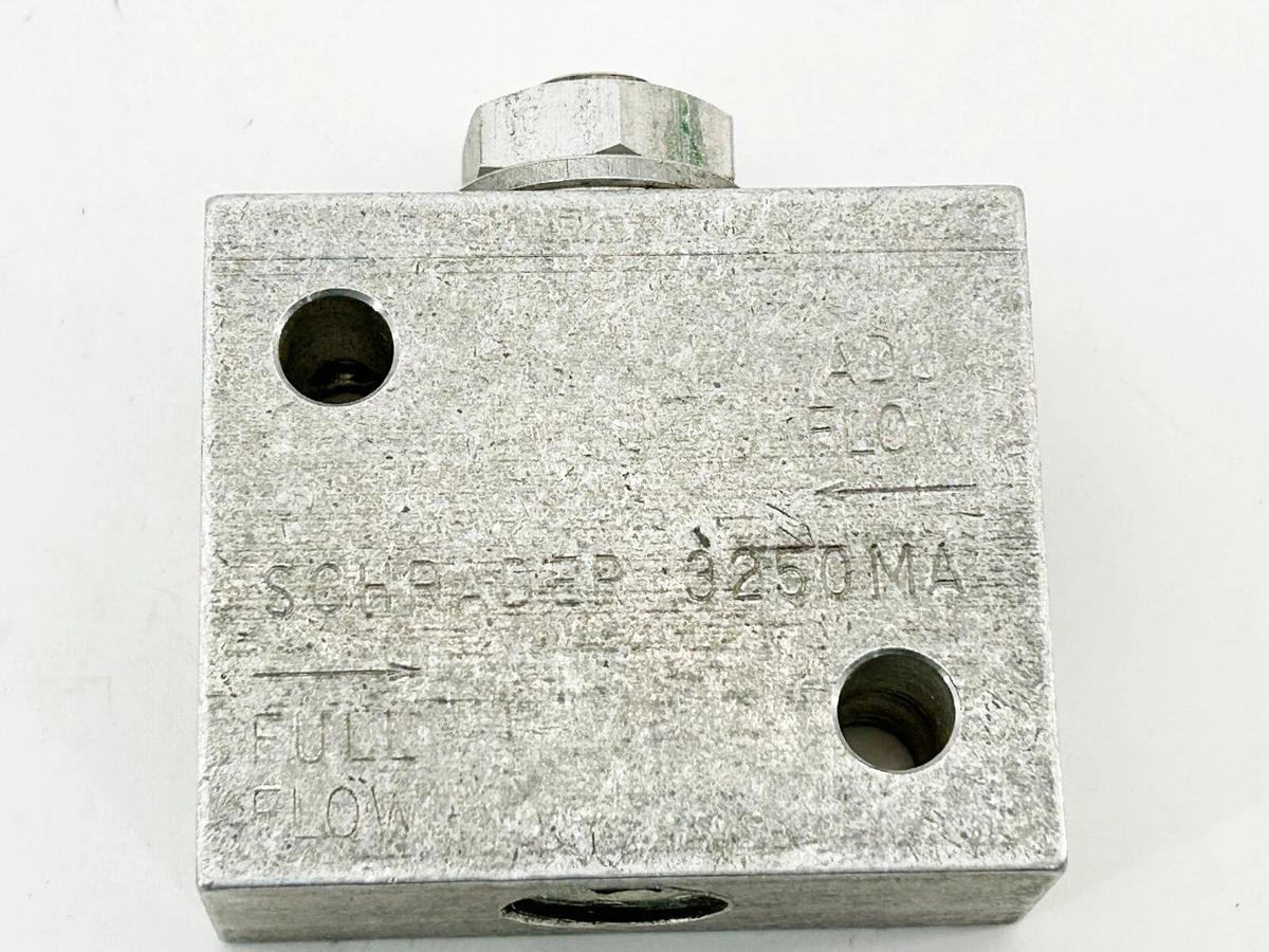 New Schrader 3250MA Flow Control Valve W/O Factory Box
