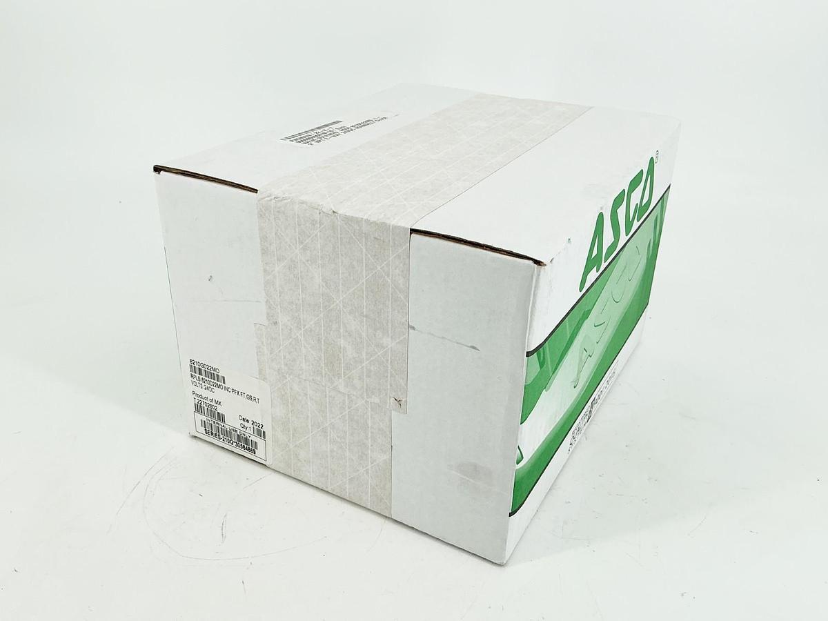 Used New Asco 8210G022MO 24VDC Solenoid Valve - Sealed Box