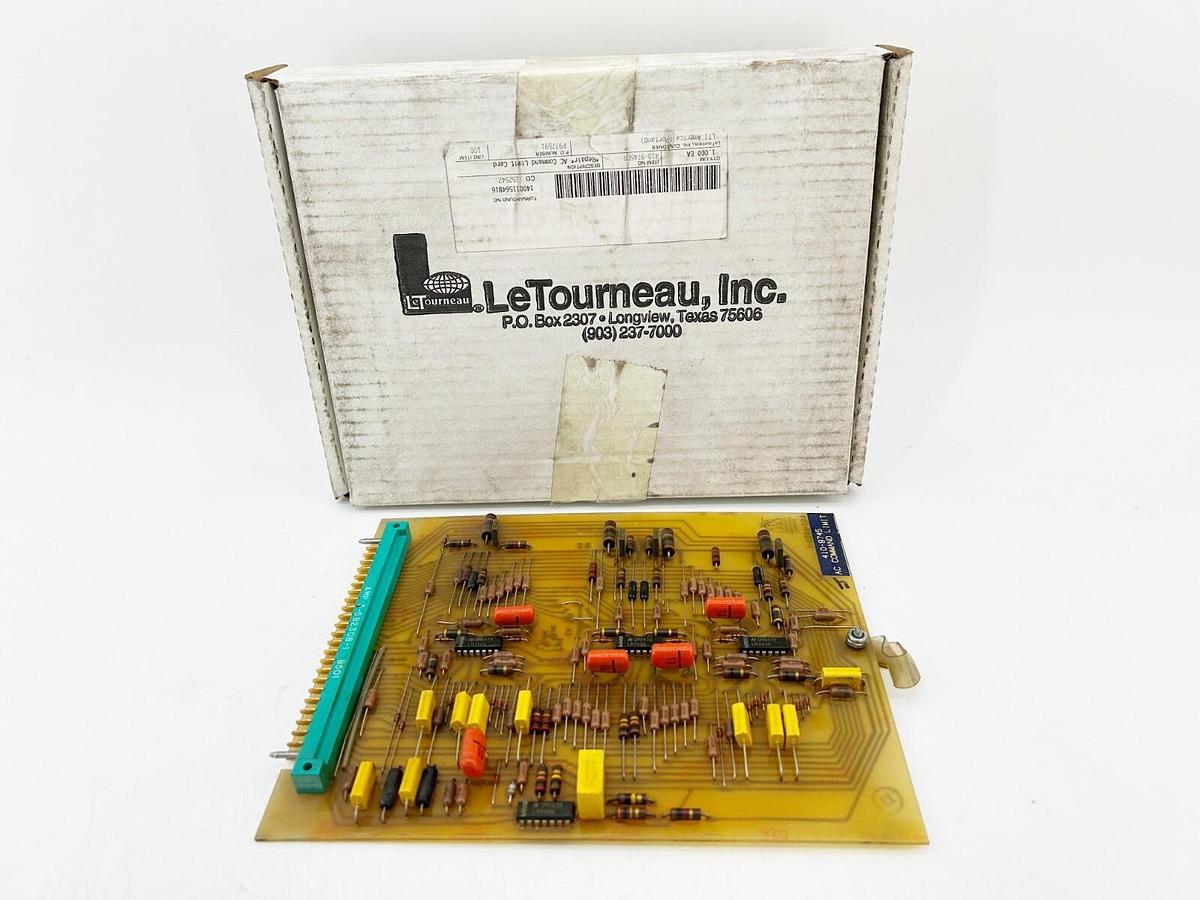 New LeTourneau 410-9745 AC Command Limit Card 407-6925-1