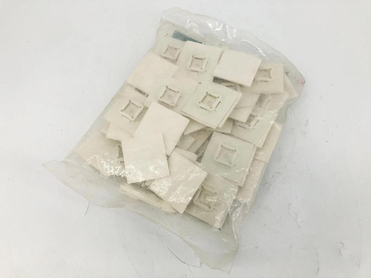 Bag of 50 New Panduit SGABM50-A-L Adhesive Backed Tie Mounts 1LEV2