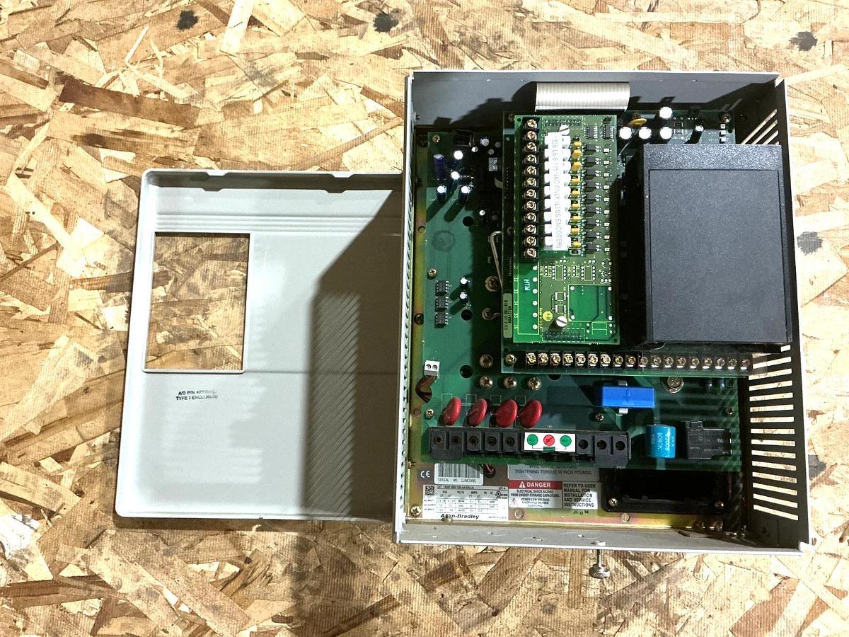 Used Allen Bradley 1336F-BRF100-AA-EN-L6 Ser A AC Drive 3PH 380-480VAC 50/60HZ