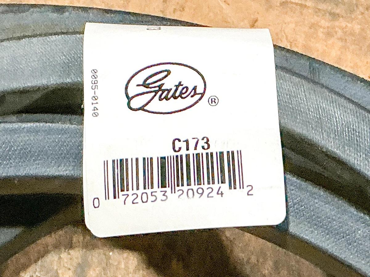 New Gates C173 Hi-Power II Belt 7/8" Width 1 Strand 177" OD 9004-2173