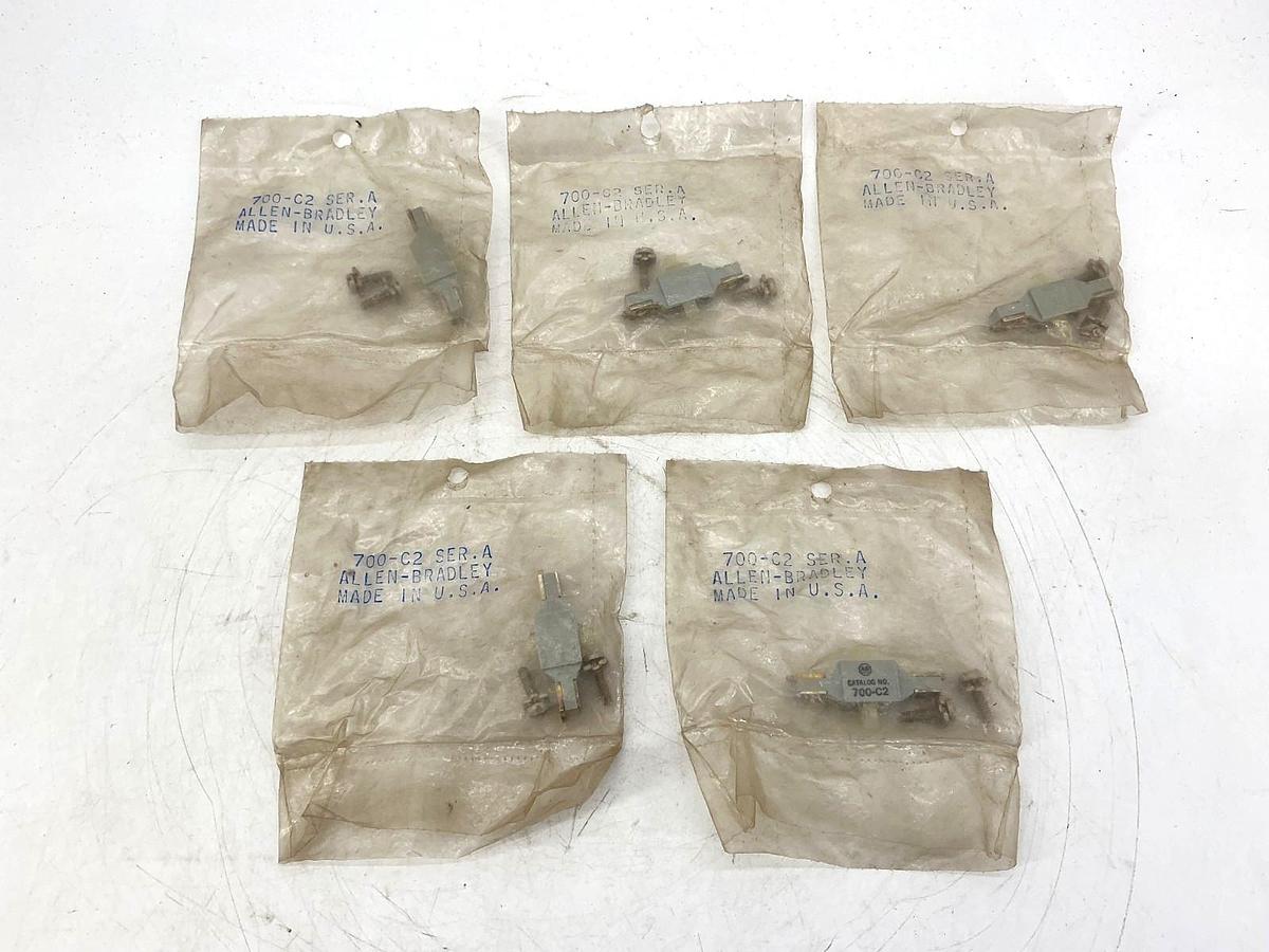 Lot of 5 New Allen Bradley 700-C2 Ser A Contact Cartridge