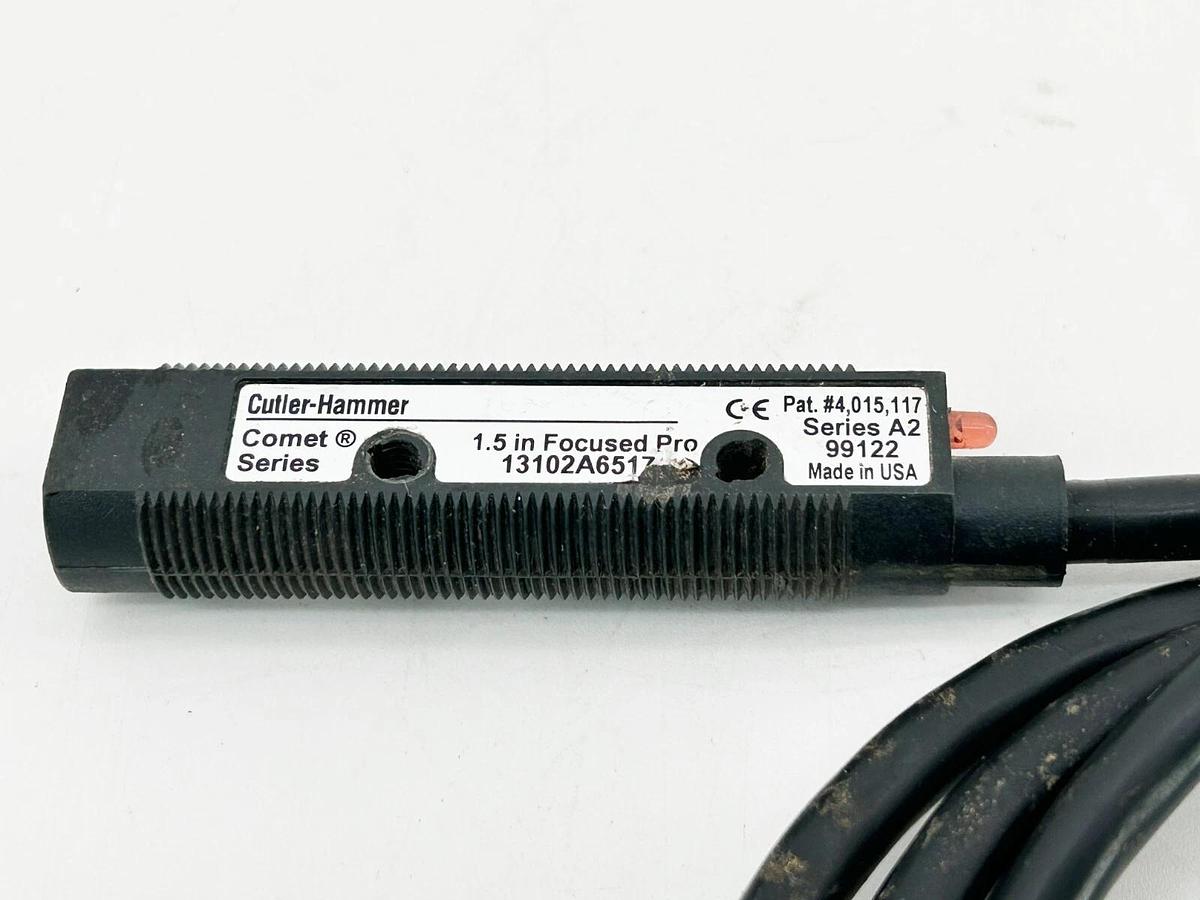 Used Cutler Hammer 13102A6517 Diffuse Reflective Sensor 250MA 10-30VDC 6' Cable