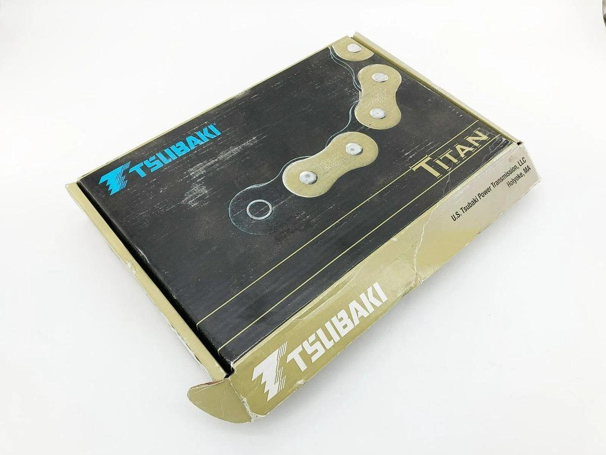 New Tsubaki 120TTRB Roller Chain 120 TITAN RIV 10FT. 1-1/2" Pitch RS120