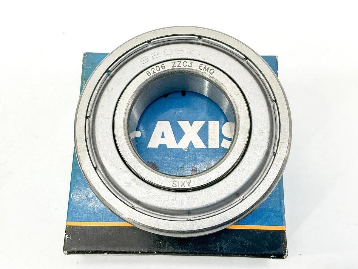 New Lot of 2 Axis 6206 ZZC3 EMQ Roller Bearing