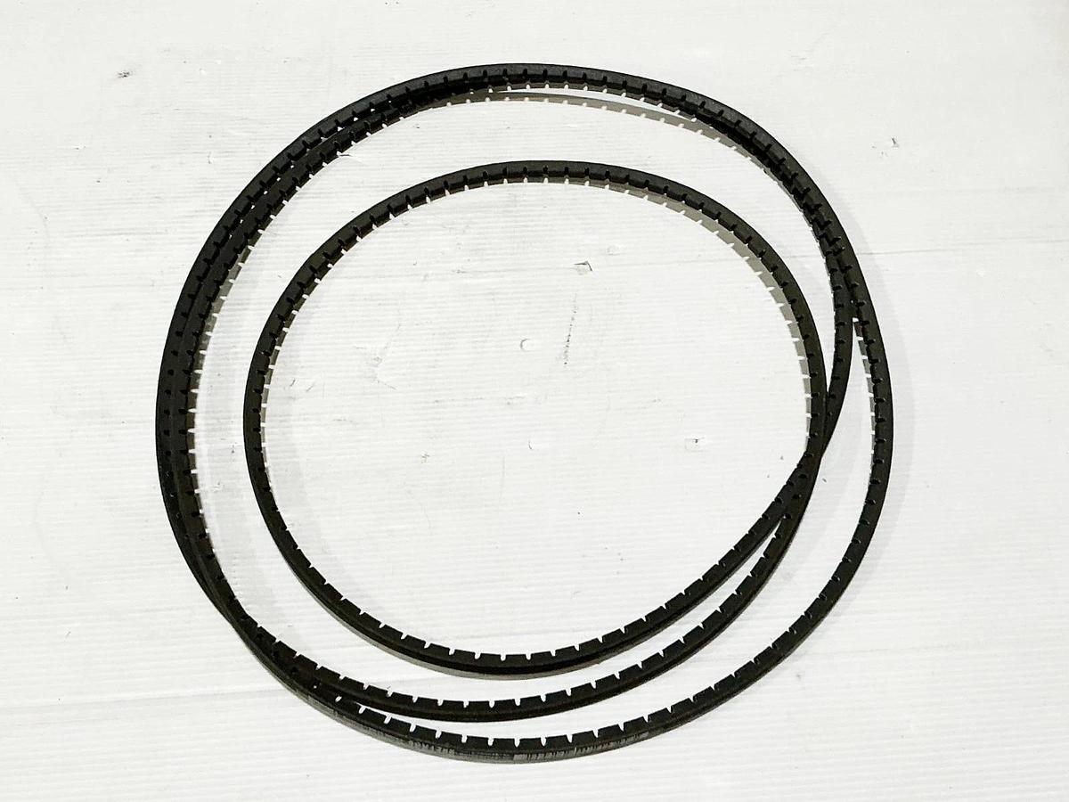 New lot of 2 Continental 3VX1400 HYT Cogged Belt 140" Length 3/8" Width - No Box