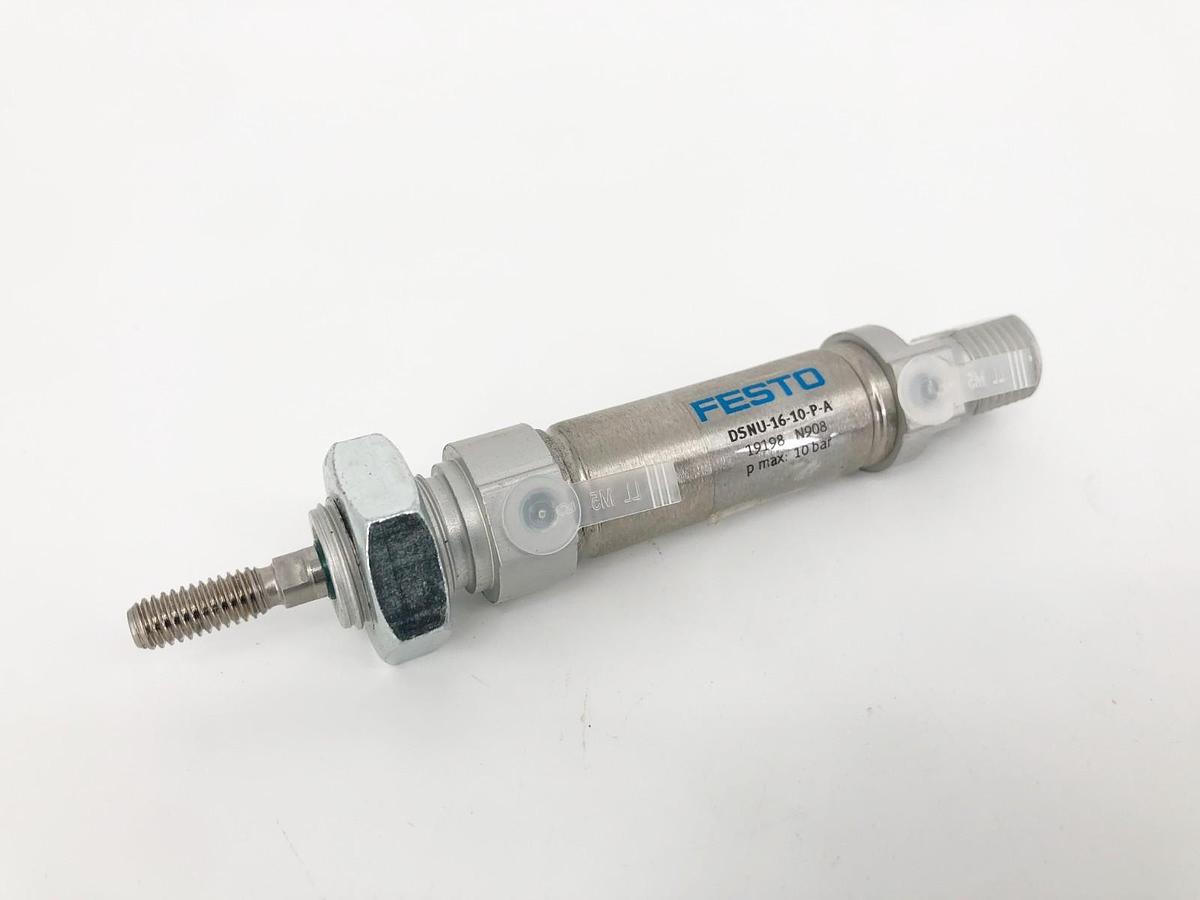 New Festo DSNU-16-10-P-A Cylinder 16mm Bore 10mm Stroke 19198 - No Box