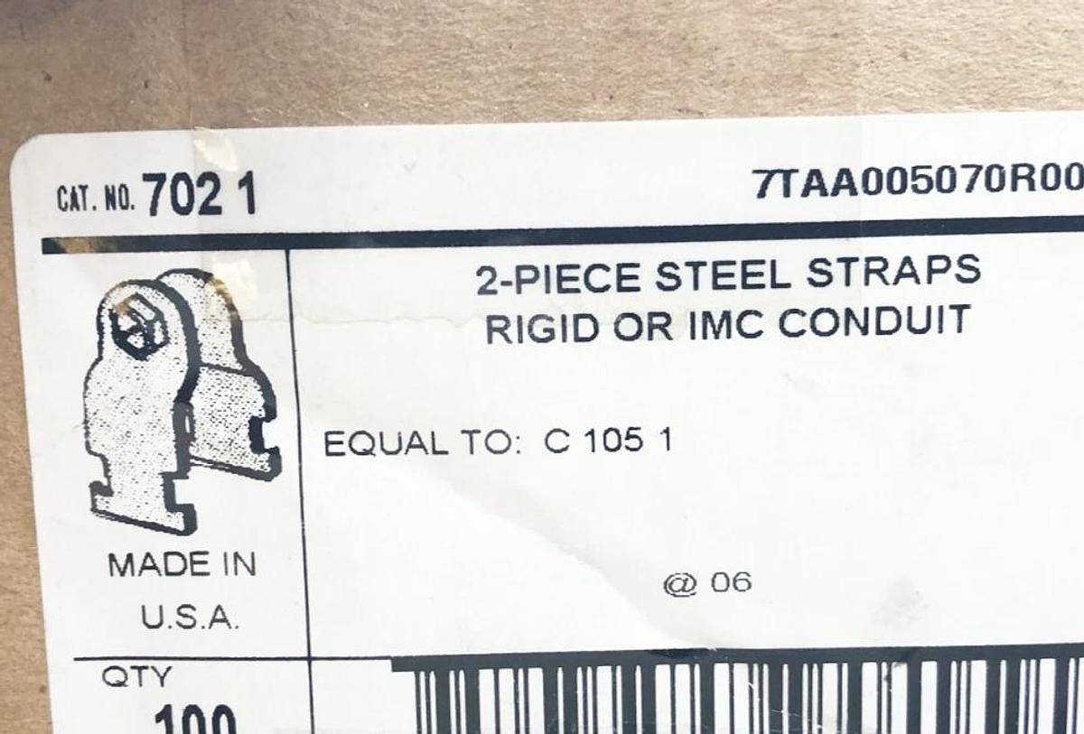 Lot of 22 Thomas & Betts 702-1 Conduit Clamps Rigid Or IMC 1" - No Box