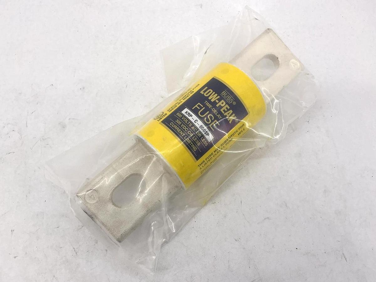 New Bussmann KRP-C-650SP Low-Peak Time-Delay Class L Fuse 650A 600V