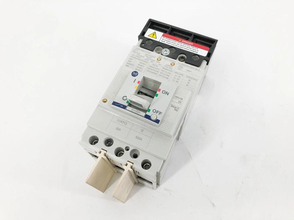 New Allen Bradley 140G-G6C3-C30 Circuit Breaker 30A 3P 480V - Cosmetic Damage