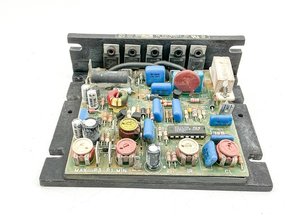 Used KB KBIC-240 DC Drive Board 9A 230V 2HP Output 0-180VDC 9428G