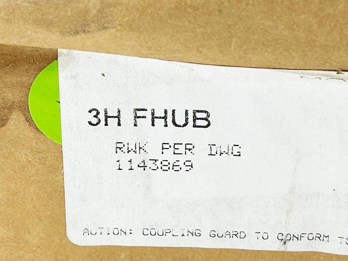 New Kop-Flex 1159586 3H Fhub Gear Coupling Tapered Bore 3.7"X3.9"