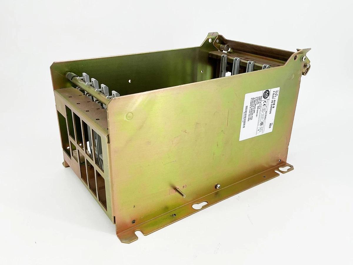 Used Allen Bradley 1771-A1B 4 Slot I/O Chassis 16A 5.25V 4 Slot