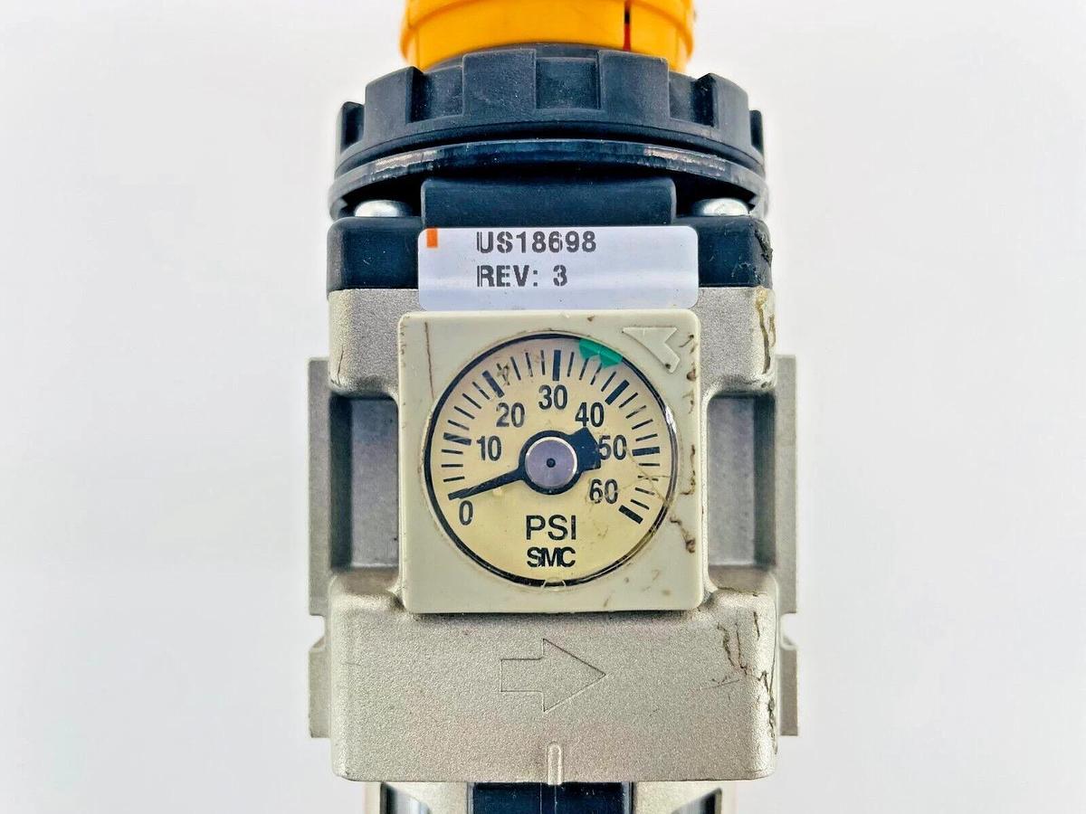 New SMC US18698 Filter Regulator 0-60PSI