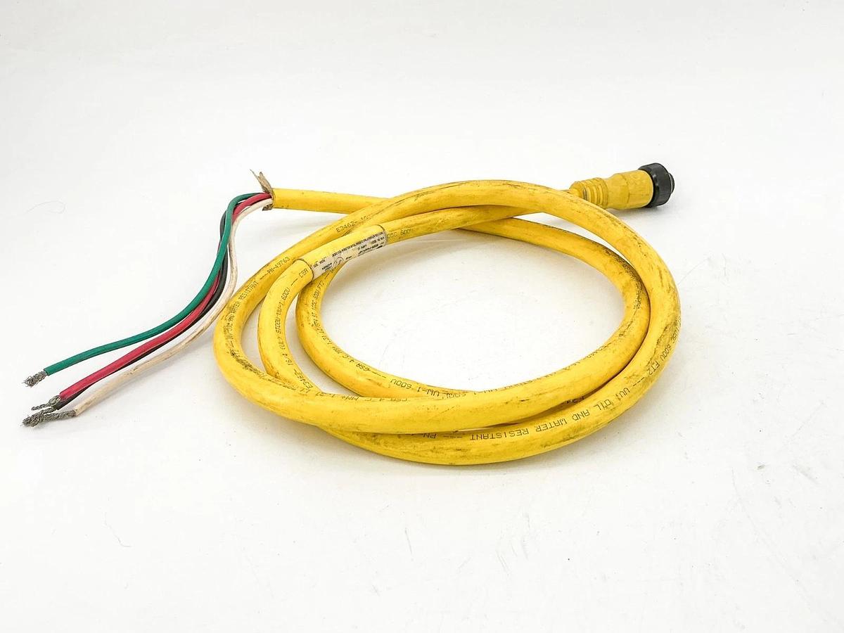 Used Allen Bradley 889N-F4AFC-6F QD Cordset 4Pin Mini Straight 6' Ser.B