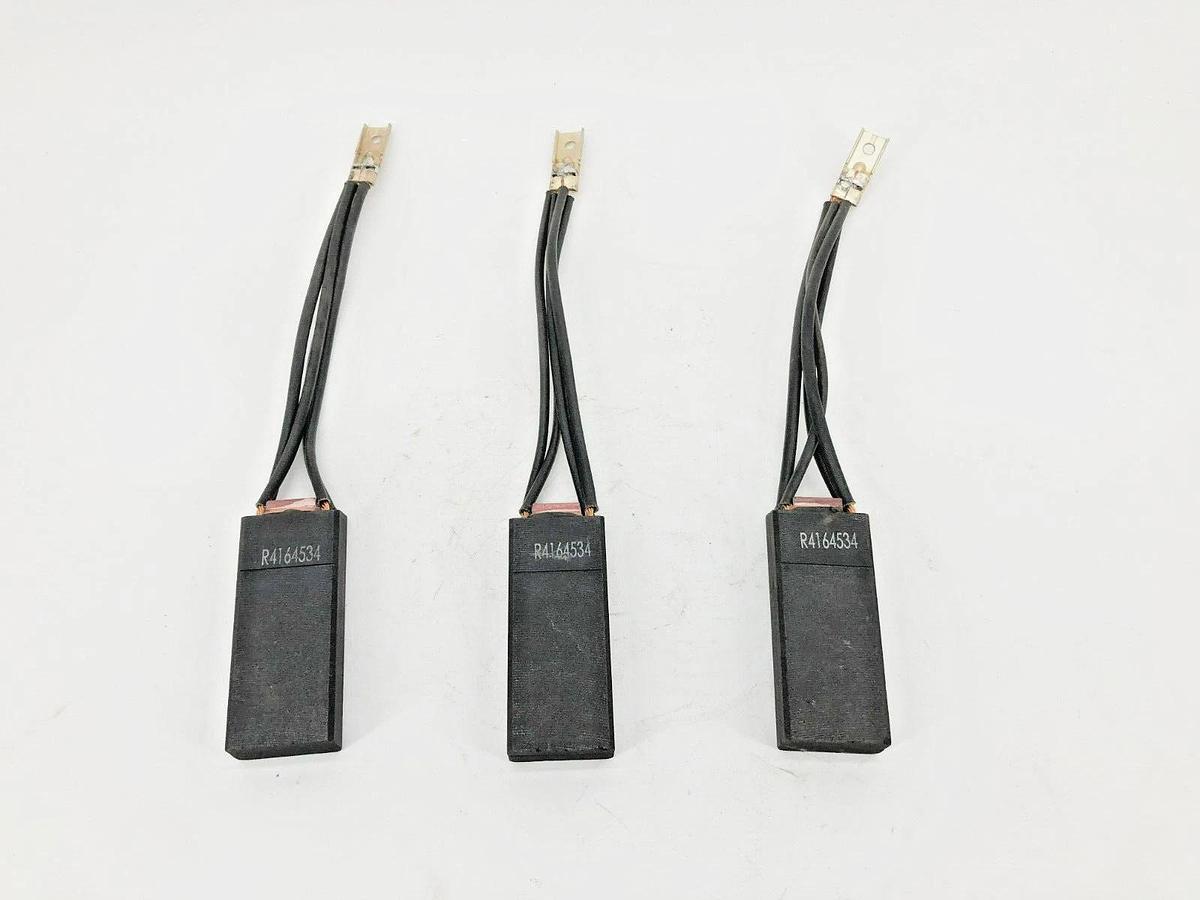 Lot of 3 New R4164534 Carbon Motor Brushes 1-1/4" x 1/2" x 3"