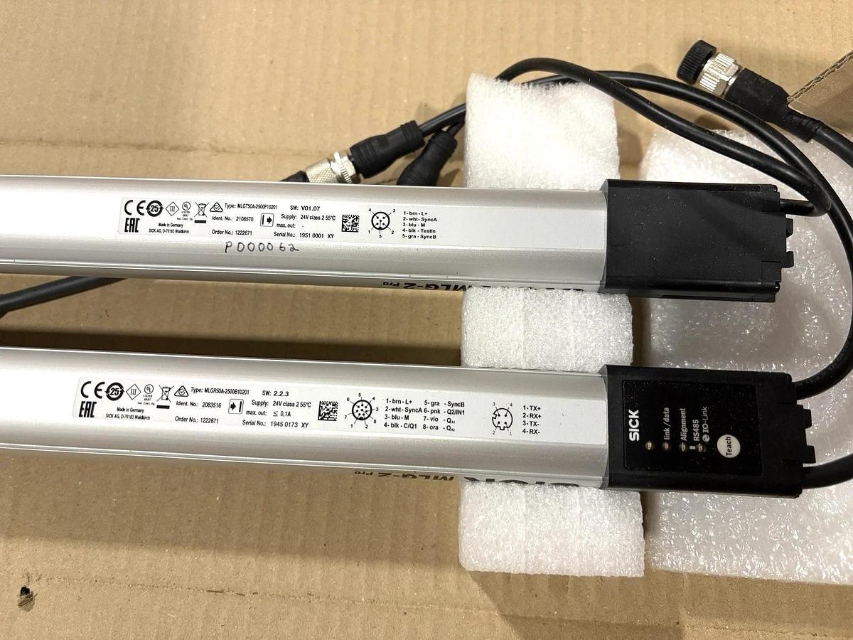 New Sick MLG50A-2500B10801 MLG-2 Automation Light Grid Sender/Receiver 1222671