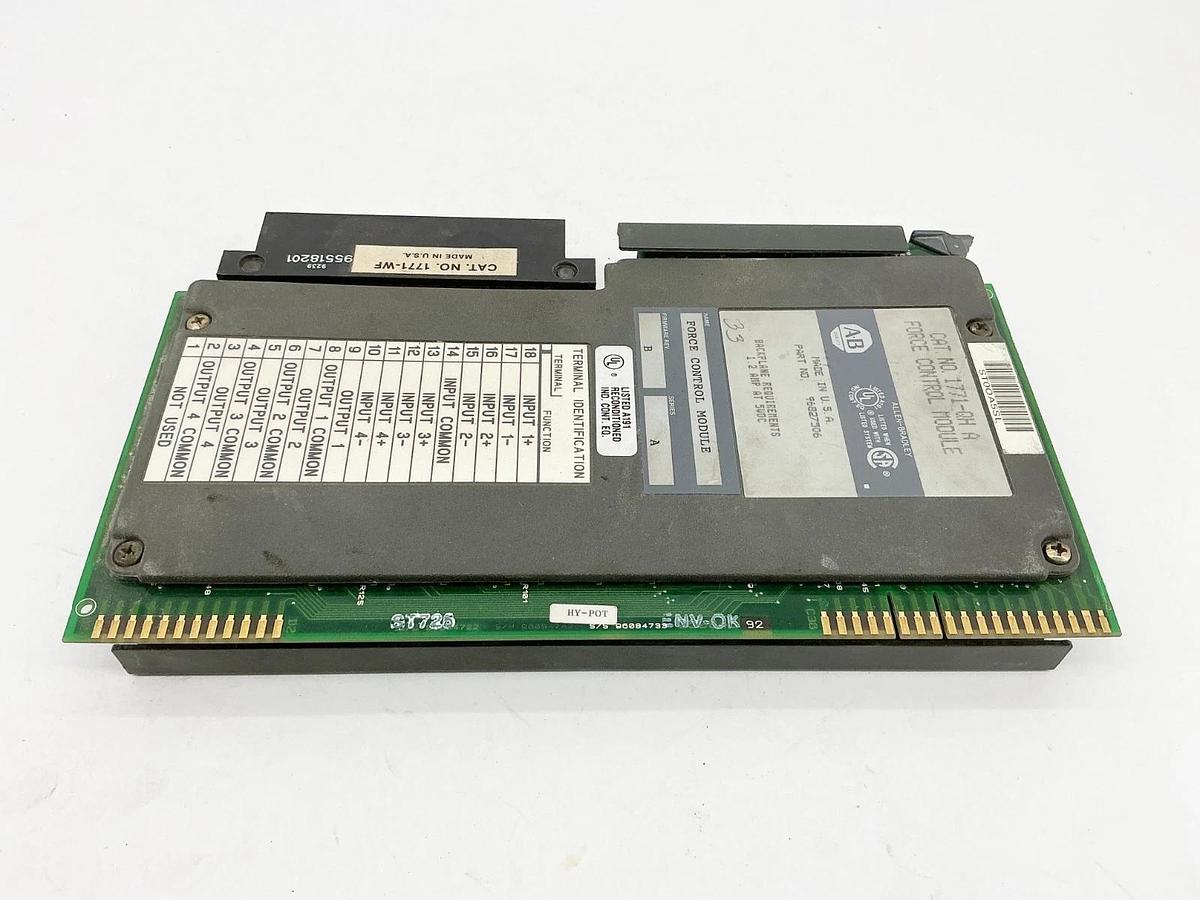 Used Allen Bradley 1771-QH Force Control Module 1.2A 5VCD Firmware Rev.A Ser.A