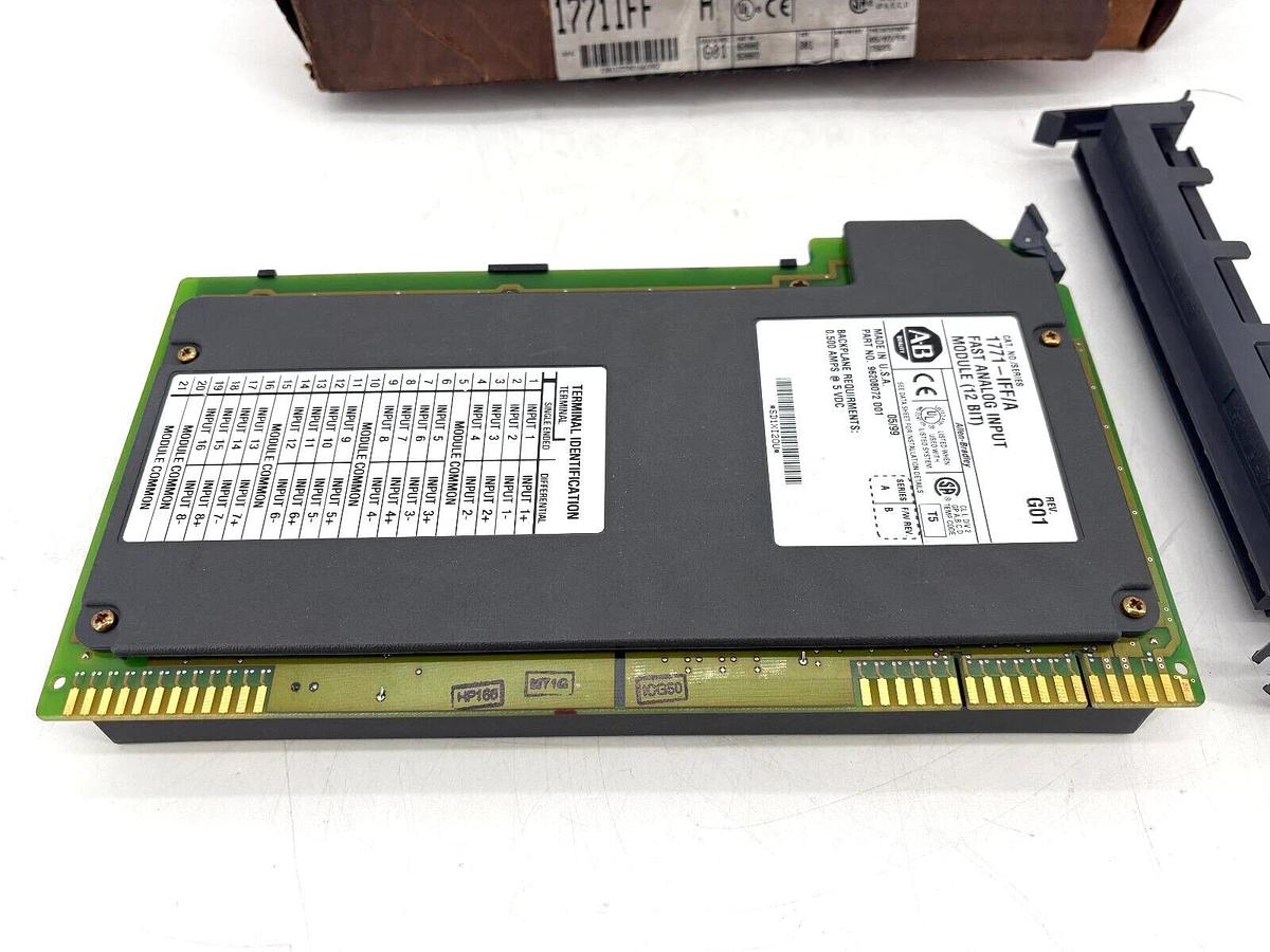 New Allen Bradley 1771-IFF Ser. A PLC-5 Fast Analog Input Module