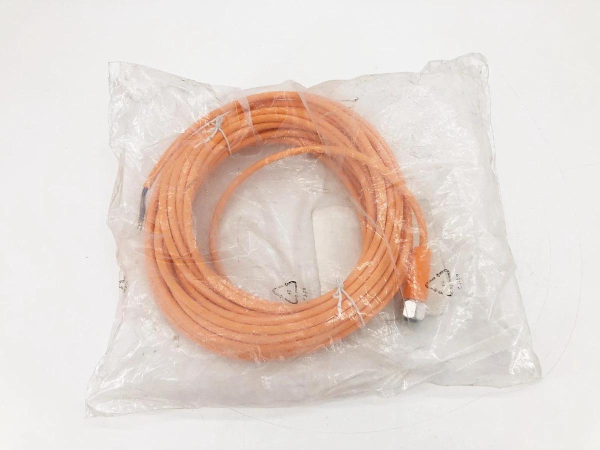 New IFM Efector EVT002 Sensor Cable 5-Pin Female M12 250VAC 300VDC 10m Length