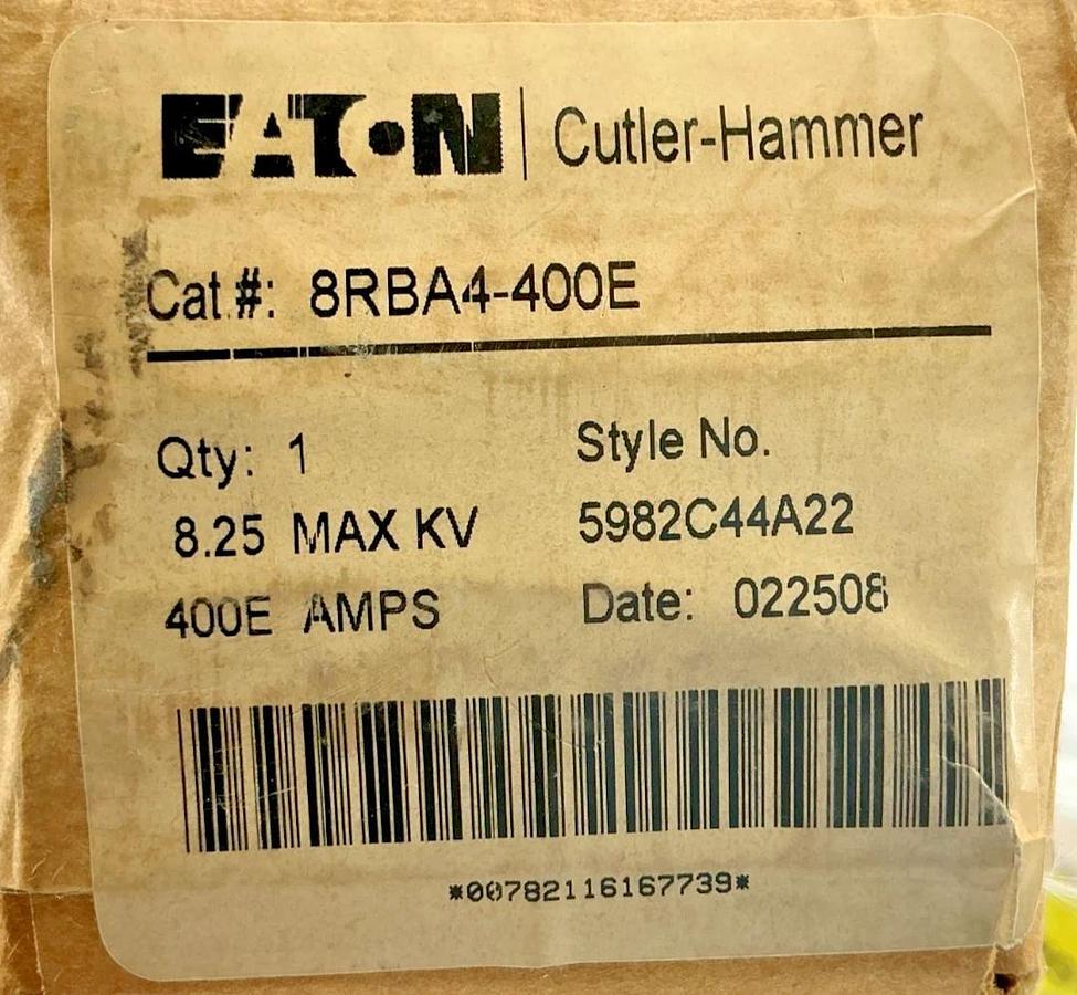 New Eaton Cutler-Hammer 8RBA4-400E Fuse Refill 8.25KV 400E Amp 8RBA4400E