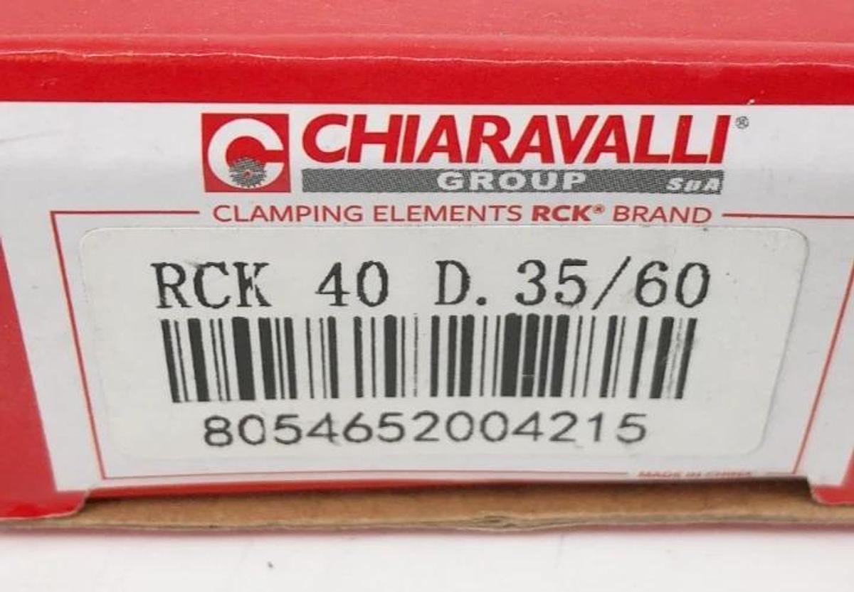 New Chiaravalli RCK40 D.35/60 Locking Assembly 35mm ID 65mm OD