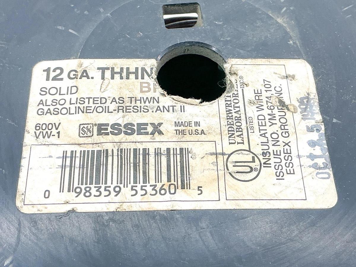 New Essex VW-1 12GA THHN Copper Wire 600V 100+ Feet 1.15LB