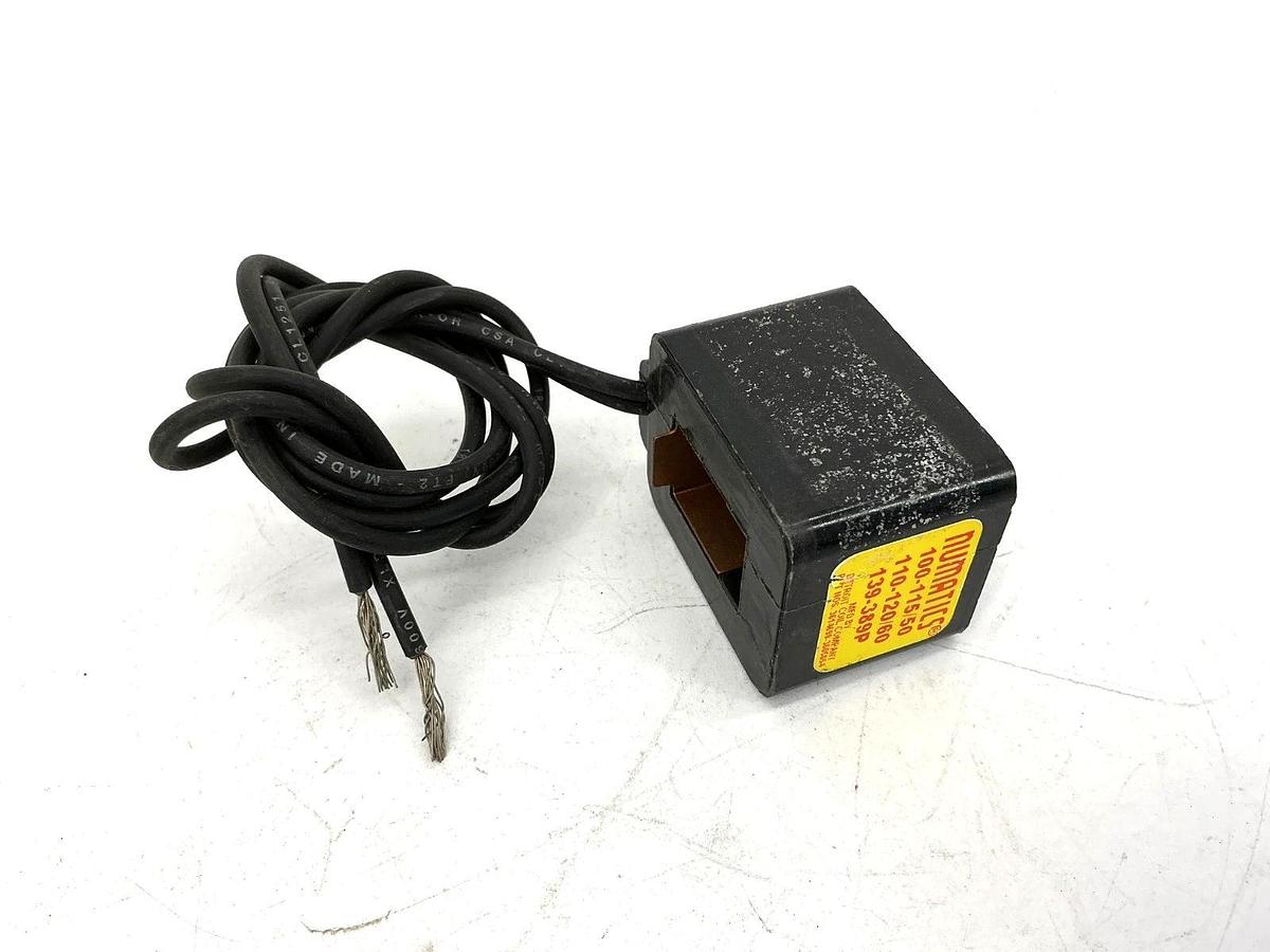 New Numatics 139-389P Coil 2-Wire 100/115/50 110-120/60 110/120V 50/60HZ -No Box
