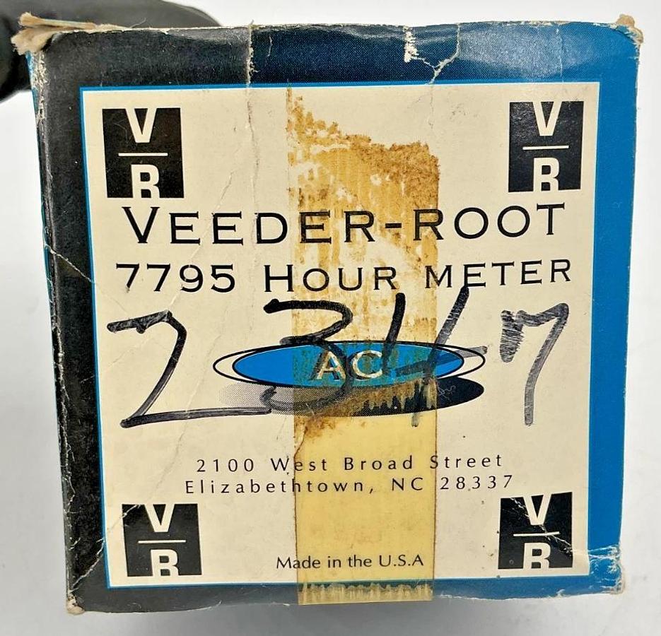 New Veeder-Root 779516-201 Elapsed Time Indicator 7795 Hour Meter 0.030A 120VAC
