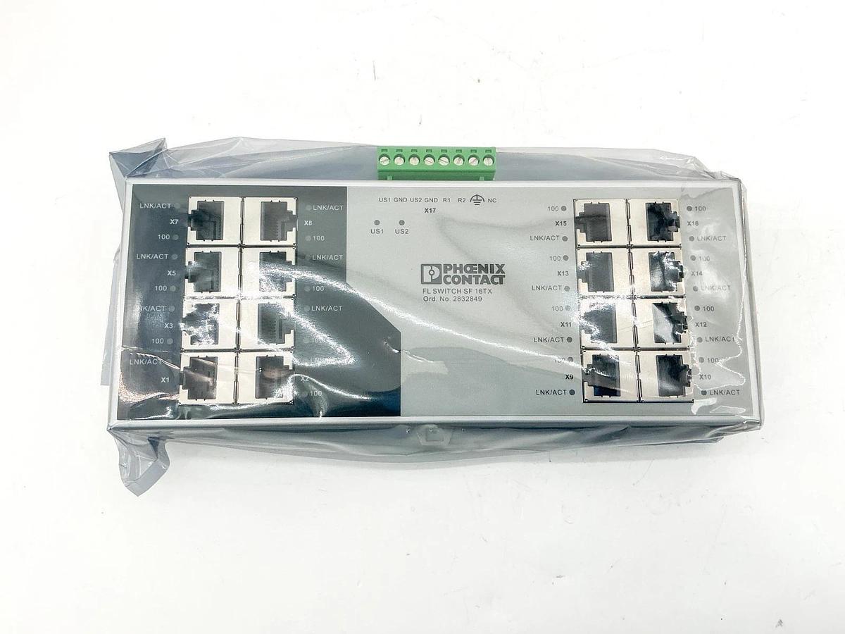 New Phoenix Contact FL Switch SF 16TX Industrial Ethernet Switch 2832849