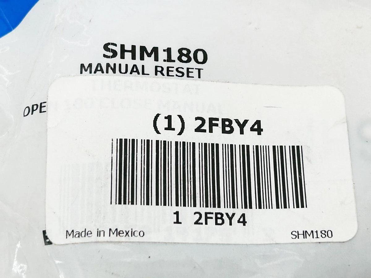 New Lot of 2 Supco SMH-180 Thermostat Manual Reset open 180 Close Manual 2FBY4