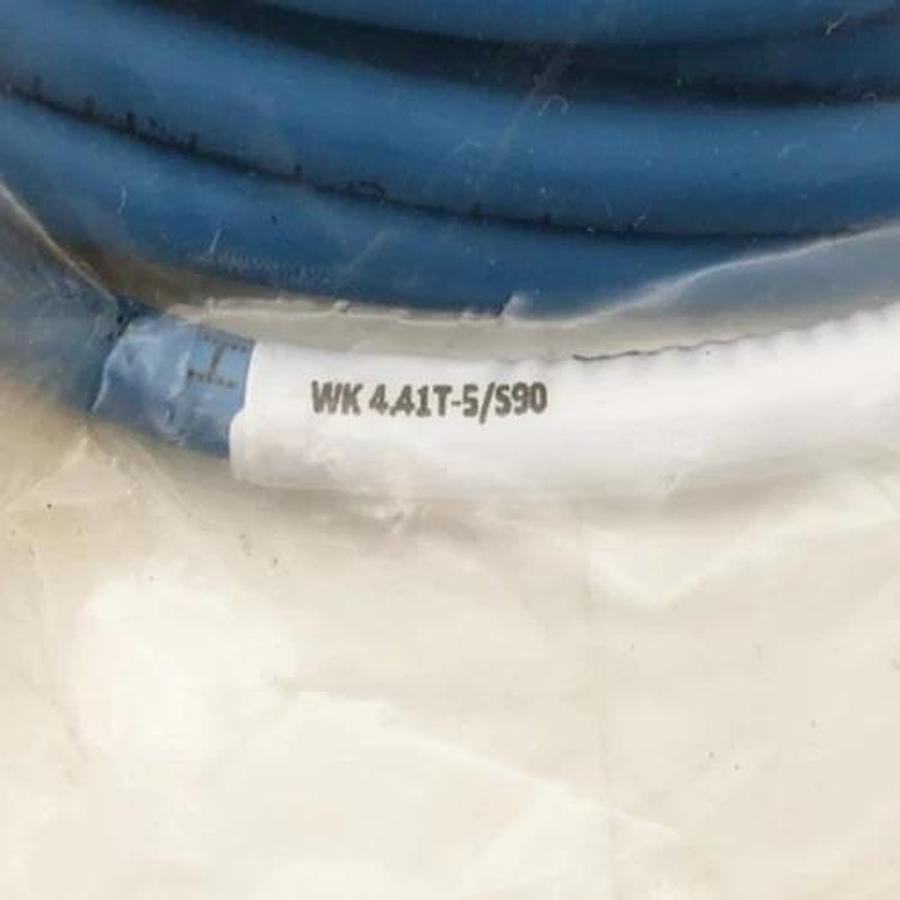 New Turck WK 4.41T-5/S90 Cordset Right Angle M12 Female 16FT. UX11527
