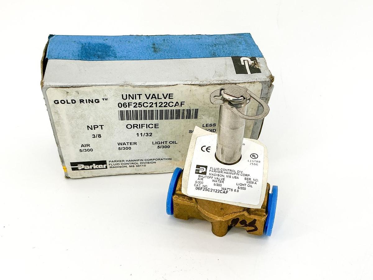 New Parker 06F25C2122CAF Unit Valve 3/8NPT 11/32 Orifice 5/300PSI