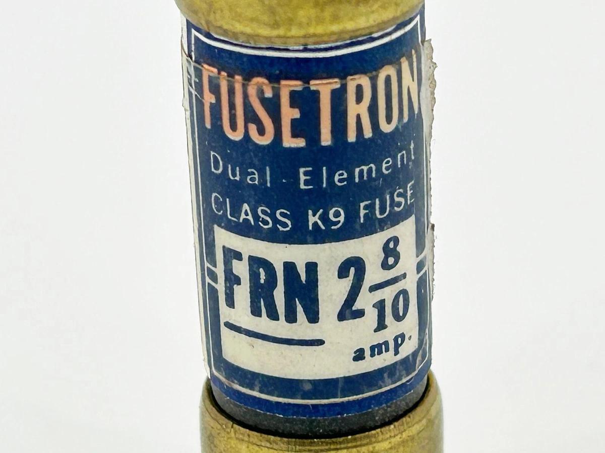 New Lot of 5 Bussmann FRN-2-8/10 Dual Element Time Delay 2.5A 250V Class K5