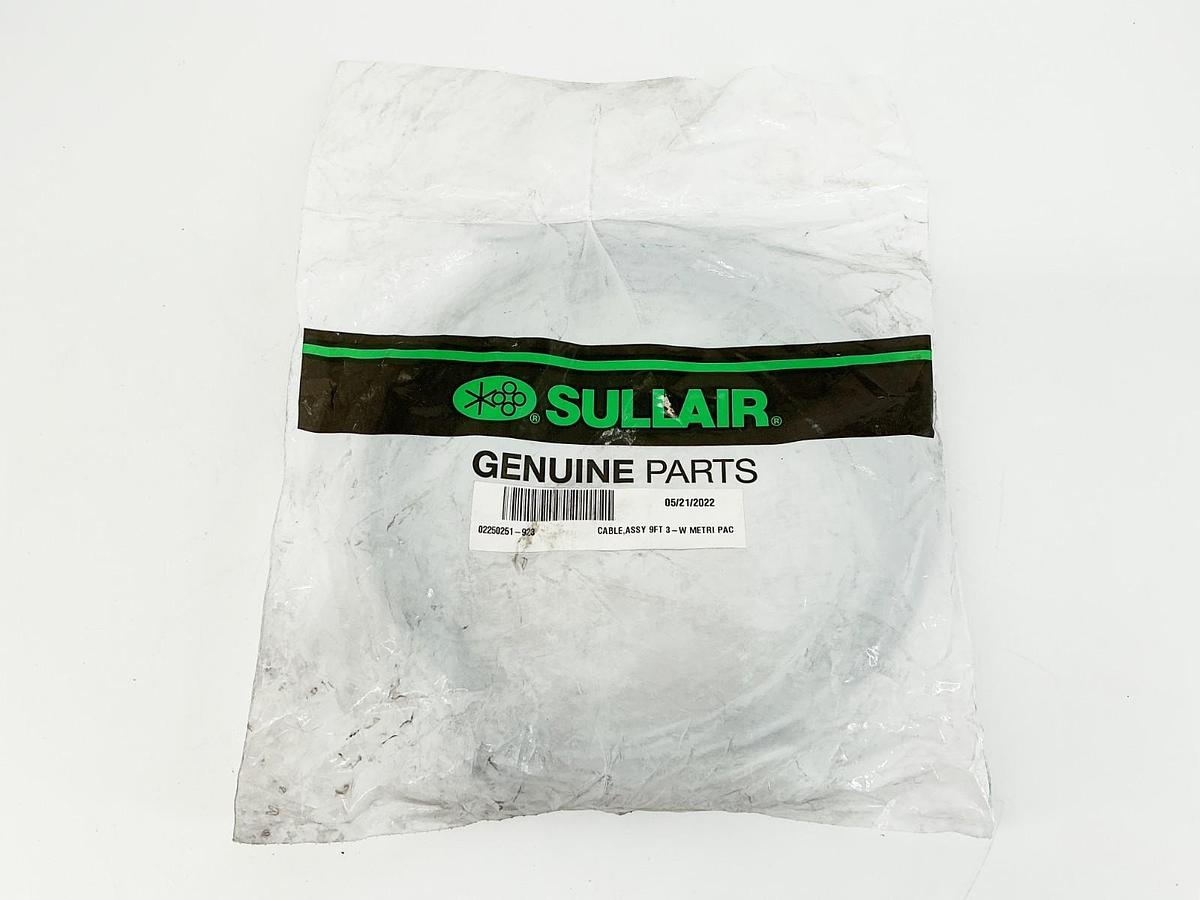 New Sullair 02250251-923 Cable Assembly 9' 3-W Metri Pac