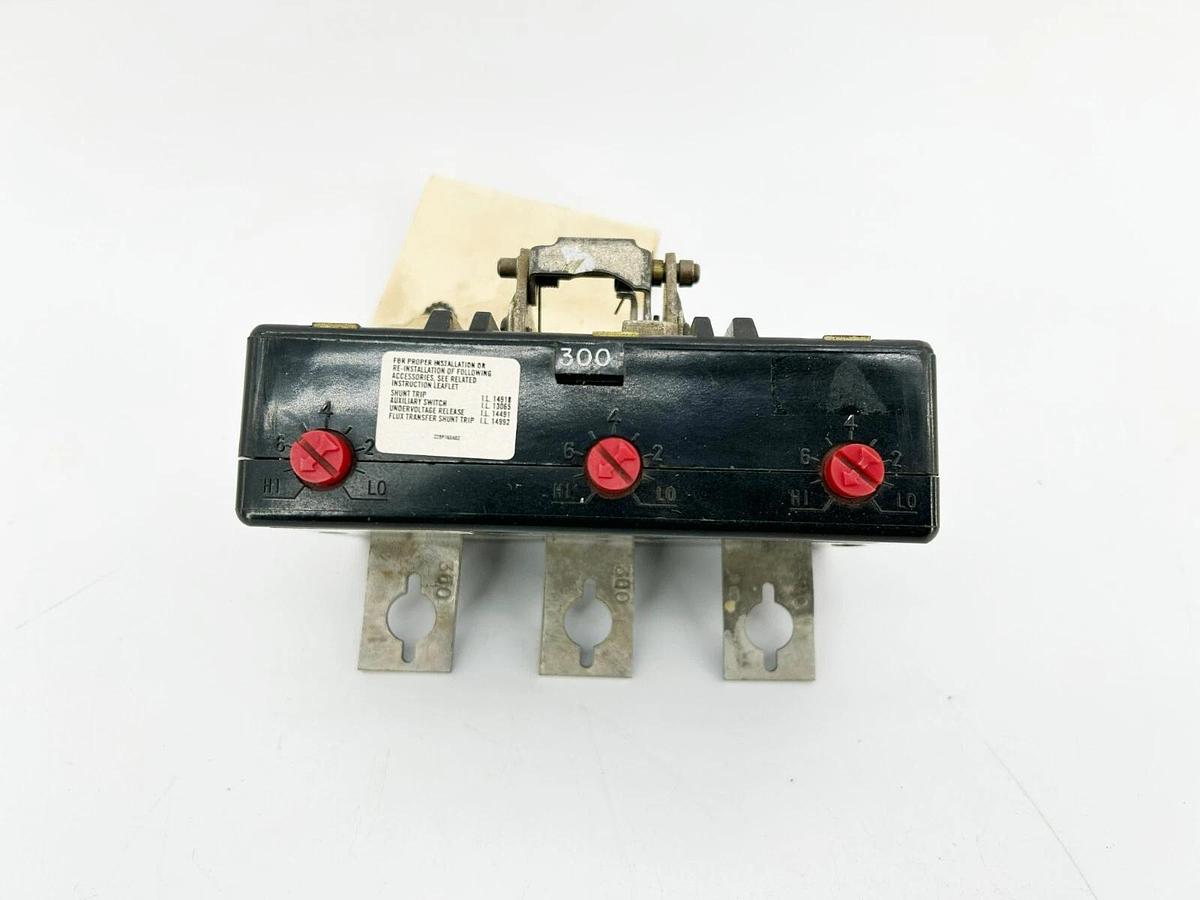 New Westinghouse HLB3300T Trip Unit, 300 A, 3 Pole, 1276C23H14