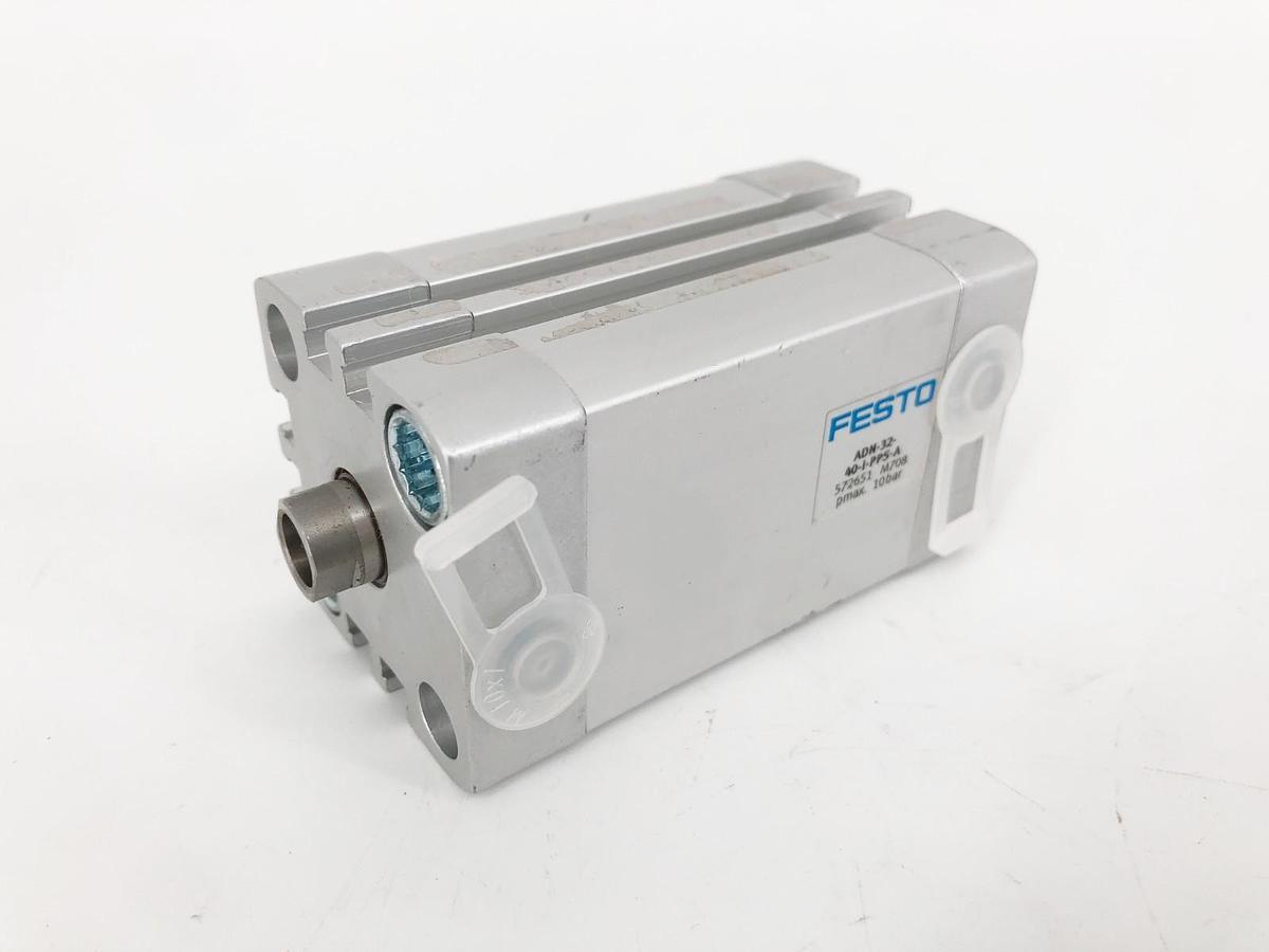 New Festo ADN-32-40-I-PPS-A Cylinder 32mm Bore 40mm Stroke 10bar 572651 - No Box