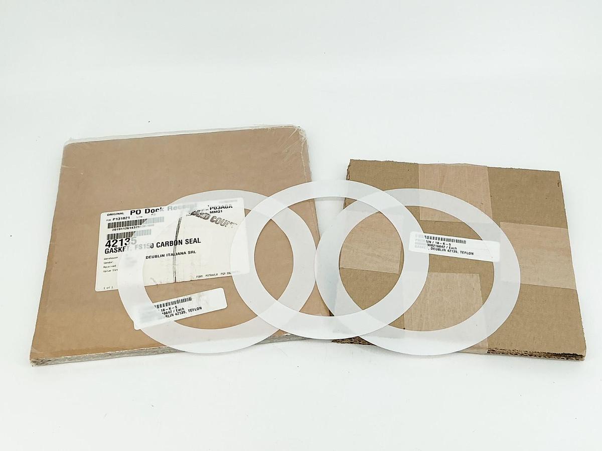 New Lot of 3 Deublin 42135 Teflon Gasket