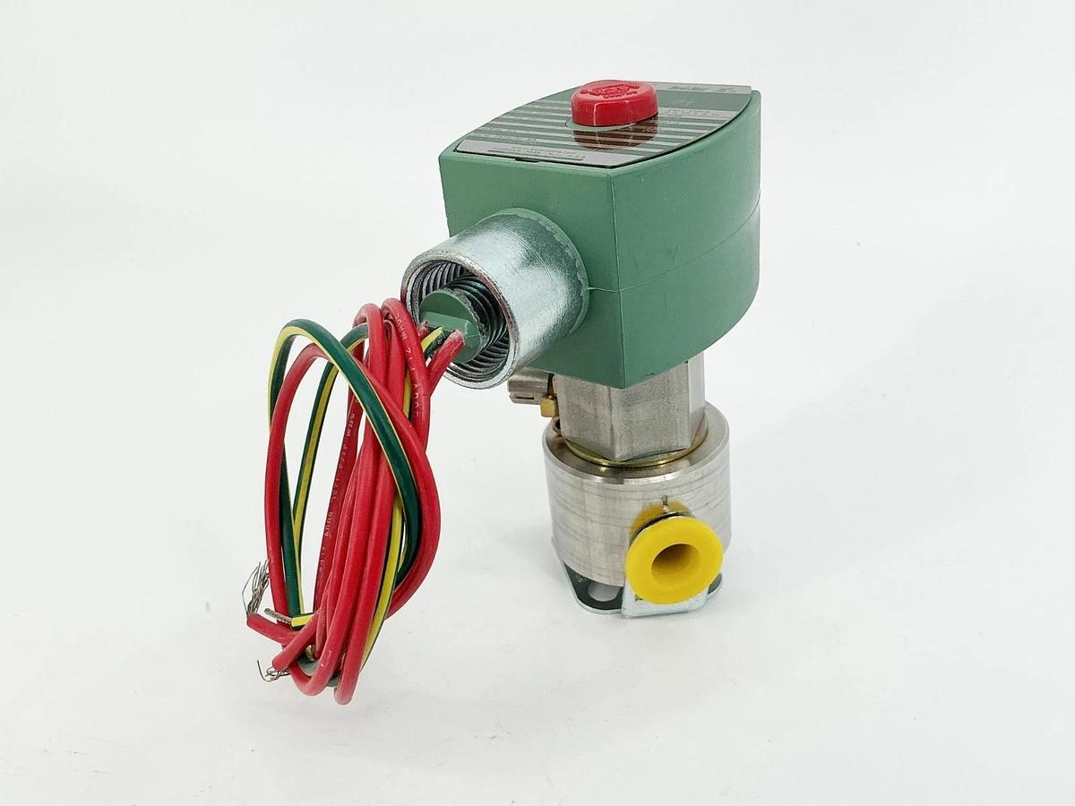 New Asco 8262G226MO 24VDC Solenoid Valve 25PSI 1/4" 11.6W