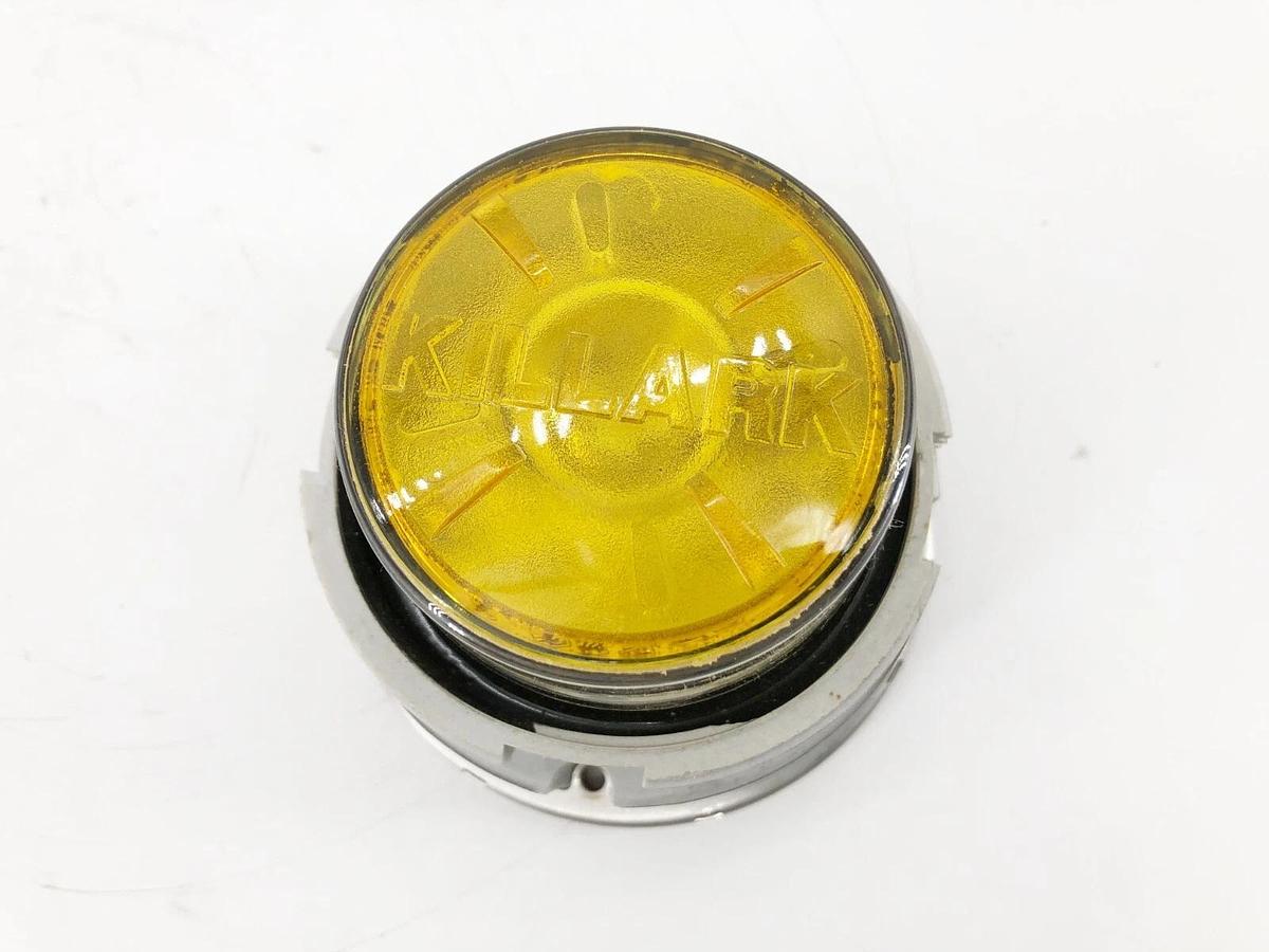 New Hubbell Killark NVSLCFG26AWW Flashing Amber LED Light 12-80VDC Gray Fixture