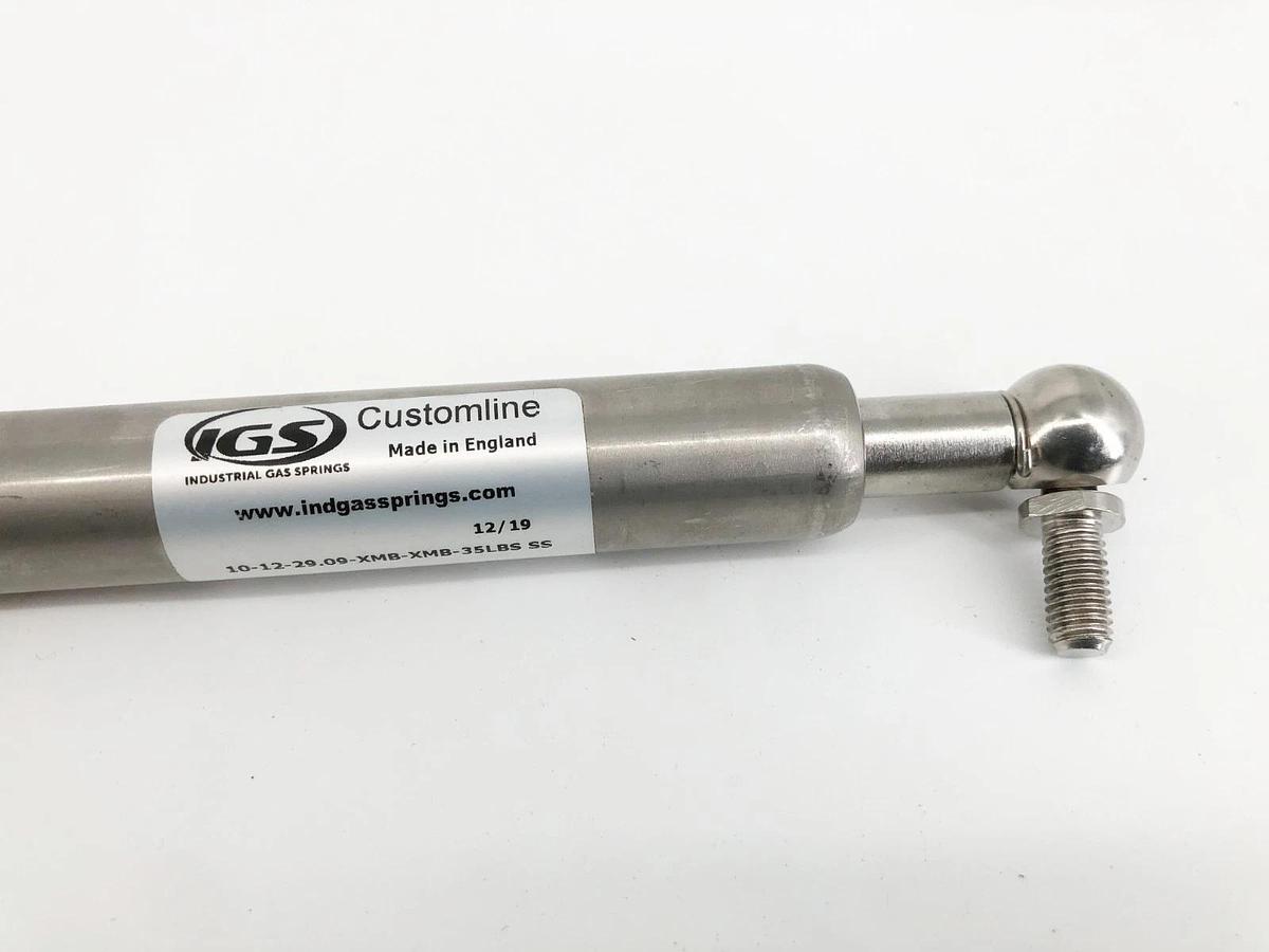 New IGS Customline 10-12-29.09-XMB-XMB-35LBS SS Gas Spring - No Box