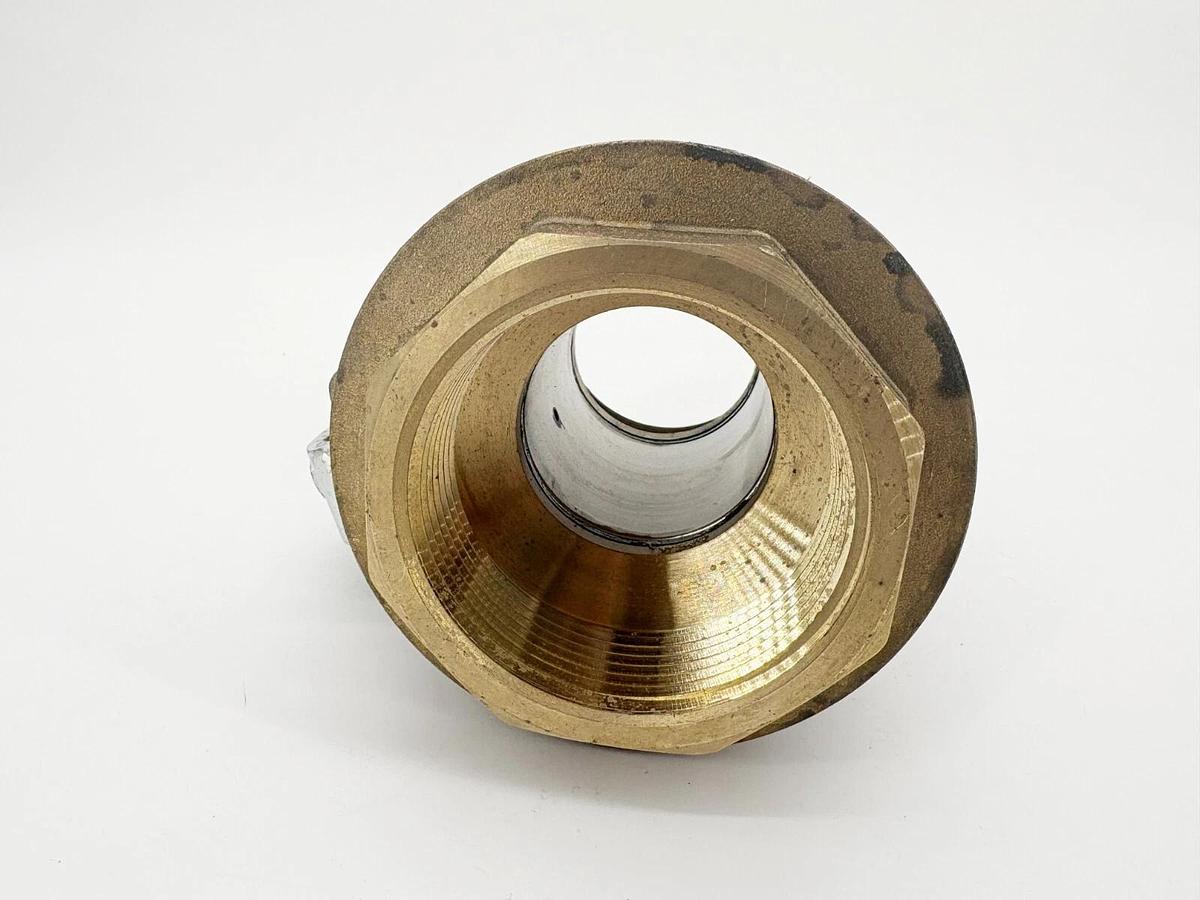 New Watts 2-1/2" Brass Threaded Ball Valve Standard Port 2-Piece 400WOG
