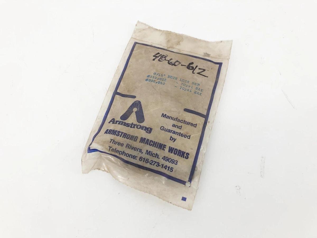 New Armstrong 3/16" MECH LESS BKT Repair Kit #212 812 882 262 70psi