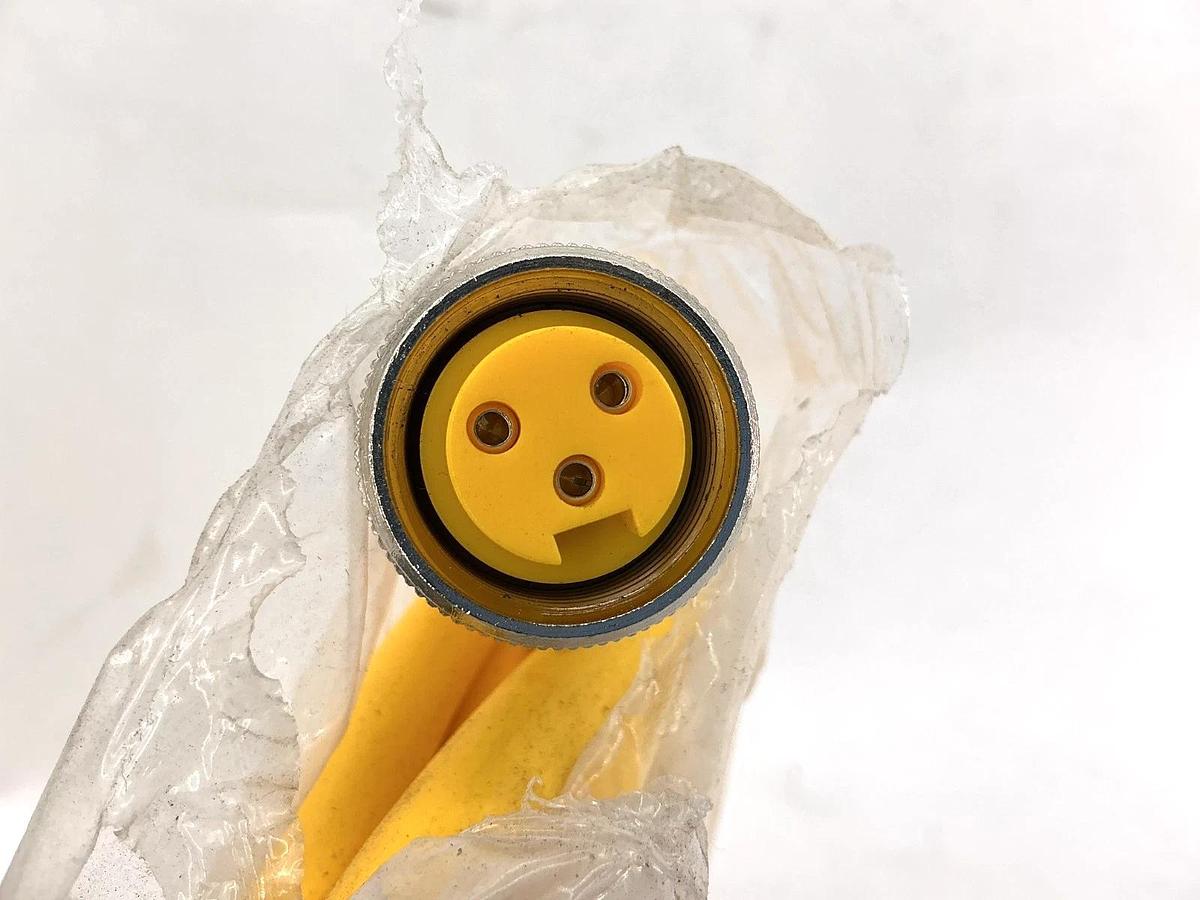 New Turck RKM-36-3M Mini Fast Cordset 3-Pin Female 3-Wire 10A 600V