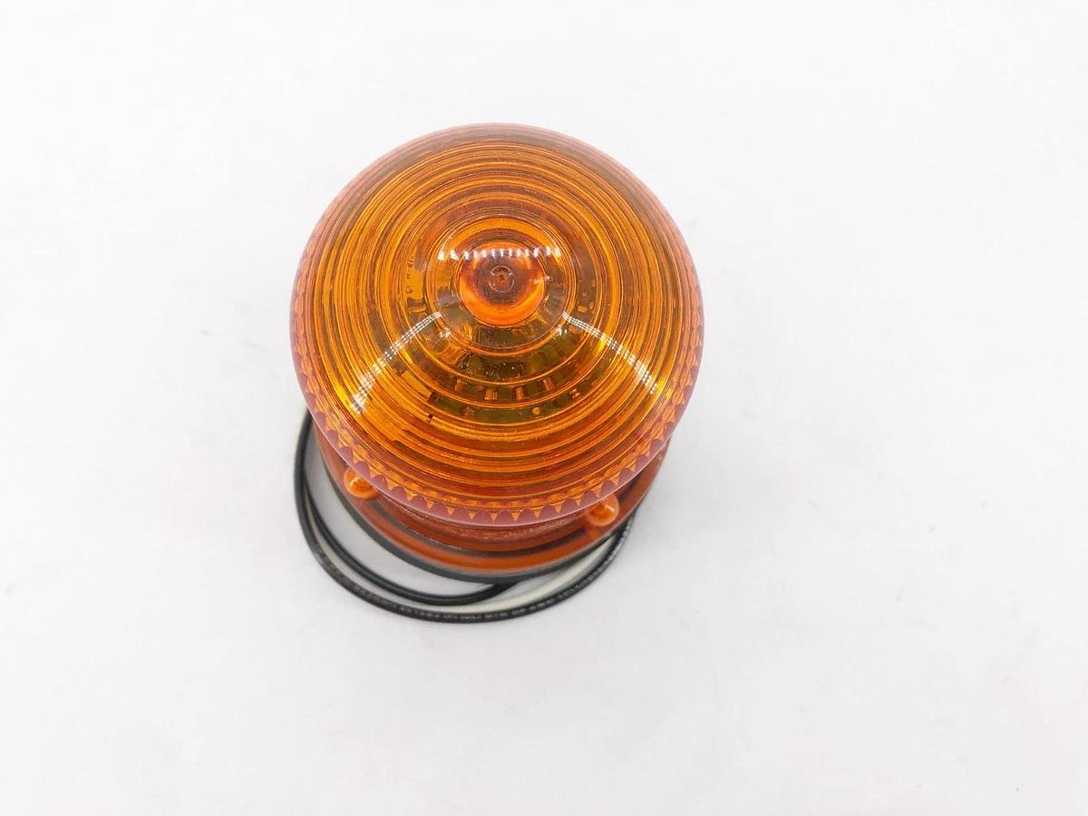 New Edwards Signaling 125LEDFA120A Flashing LED Amber 120VAC 104FLEDA-N5